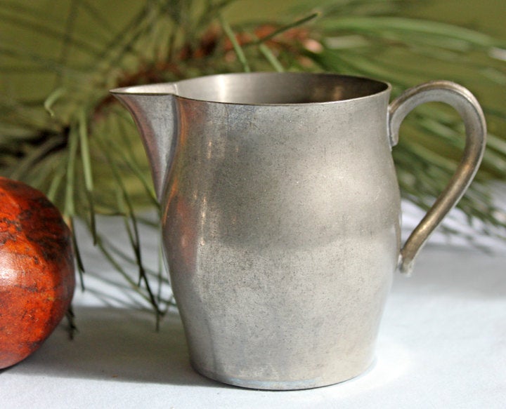 Pewter Creamer or Small Pitcher by International Pewter