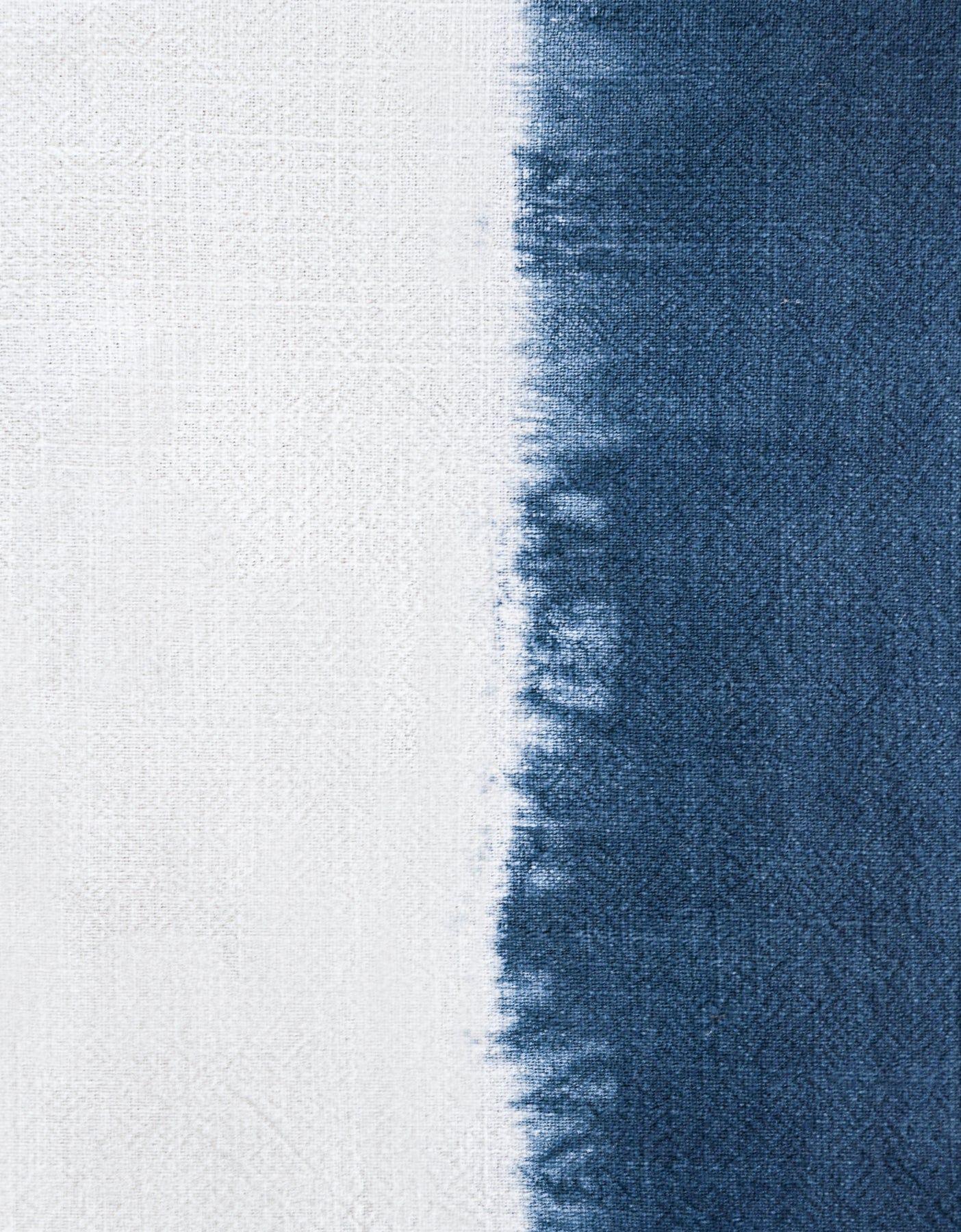 Indigo Blue Tie Dye Cotton Throw