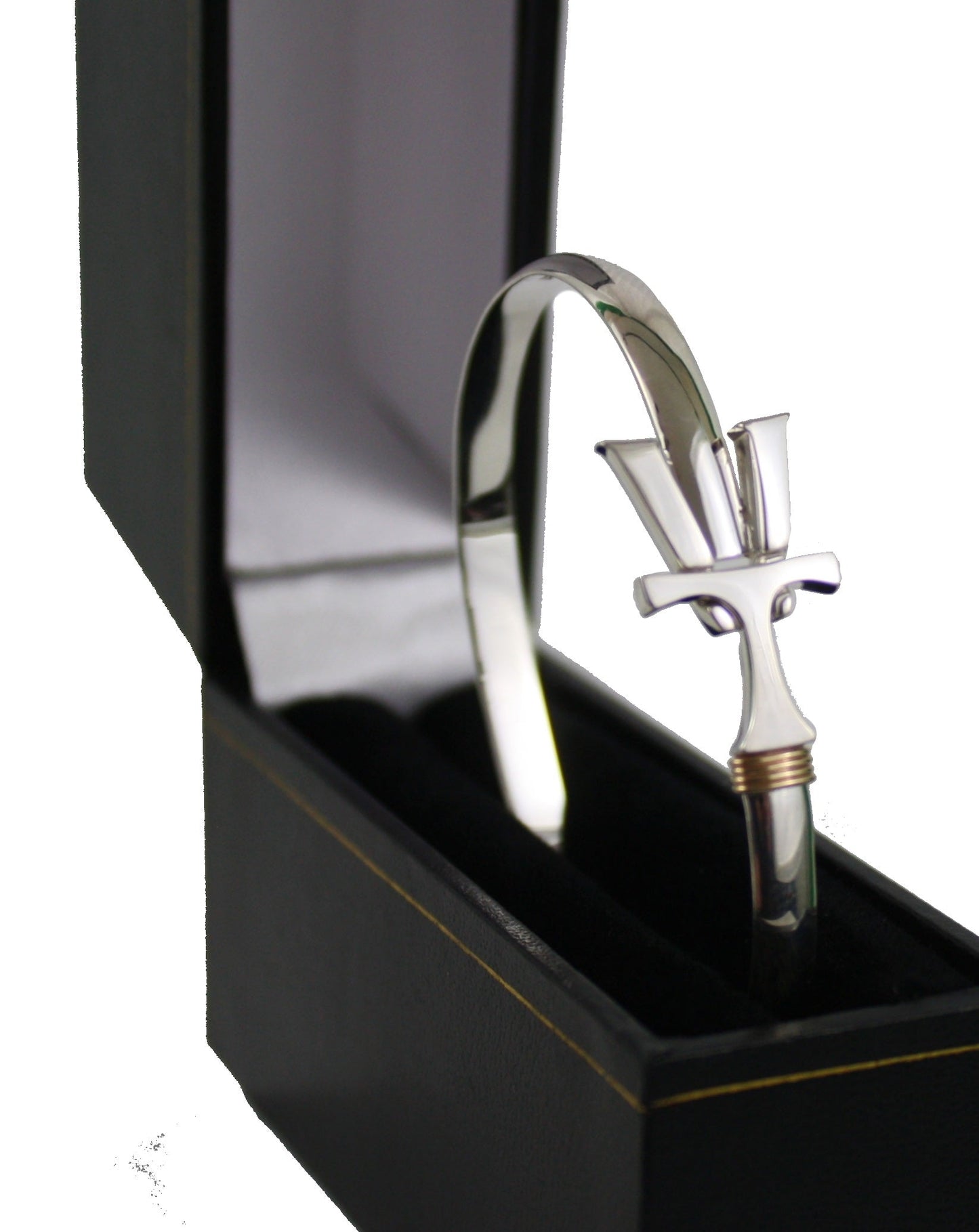 Vermont Hook Bracelet Silver - 5mm Band - 8.5 Inch