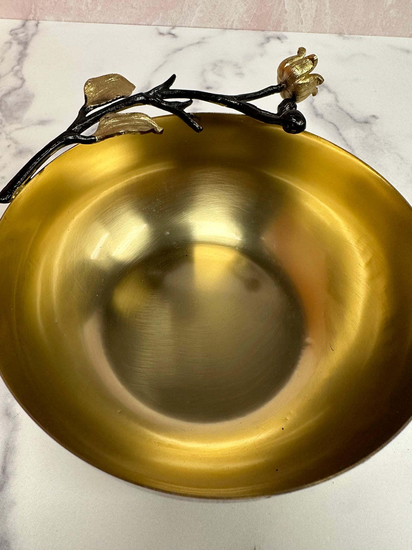 Gold Serving Bowls - Small & Large Stainless Steel Food Safe Set