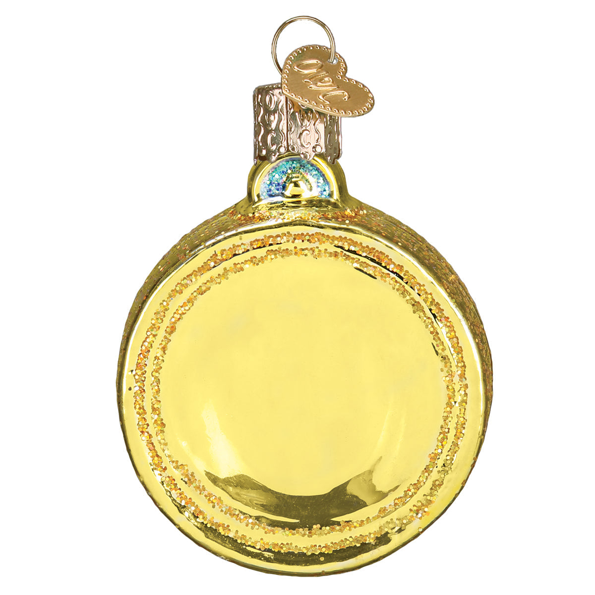Handheld Compass Glass Ornament