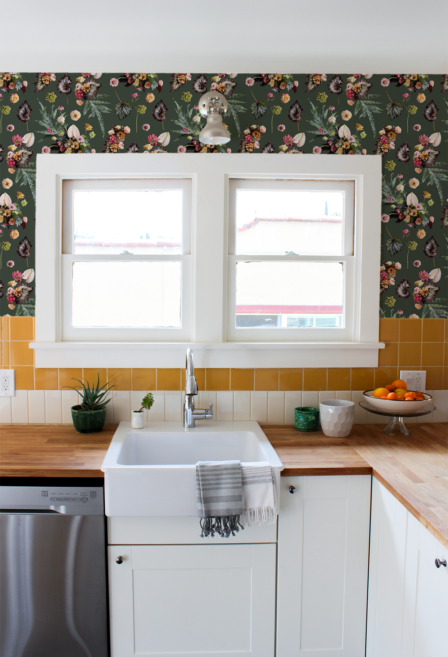 The Little Branch Wallpaper, green