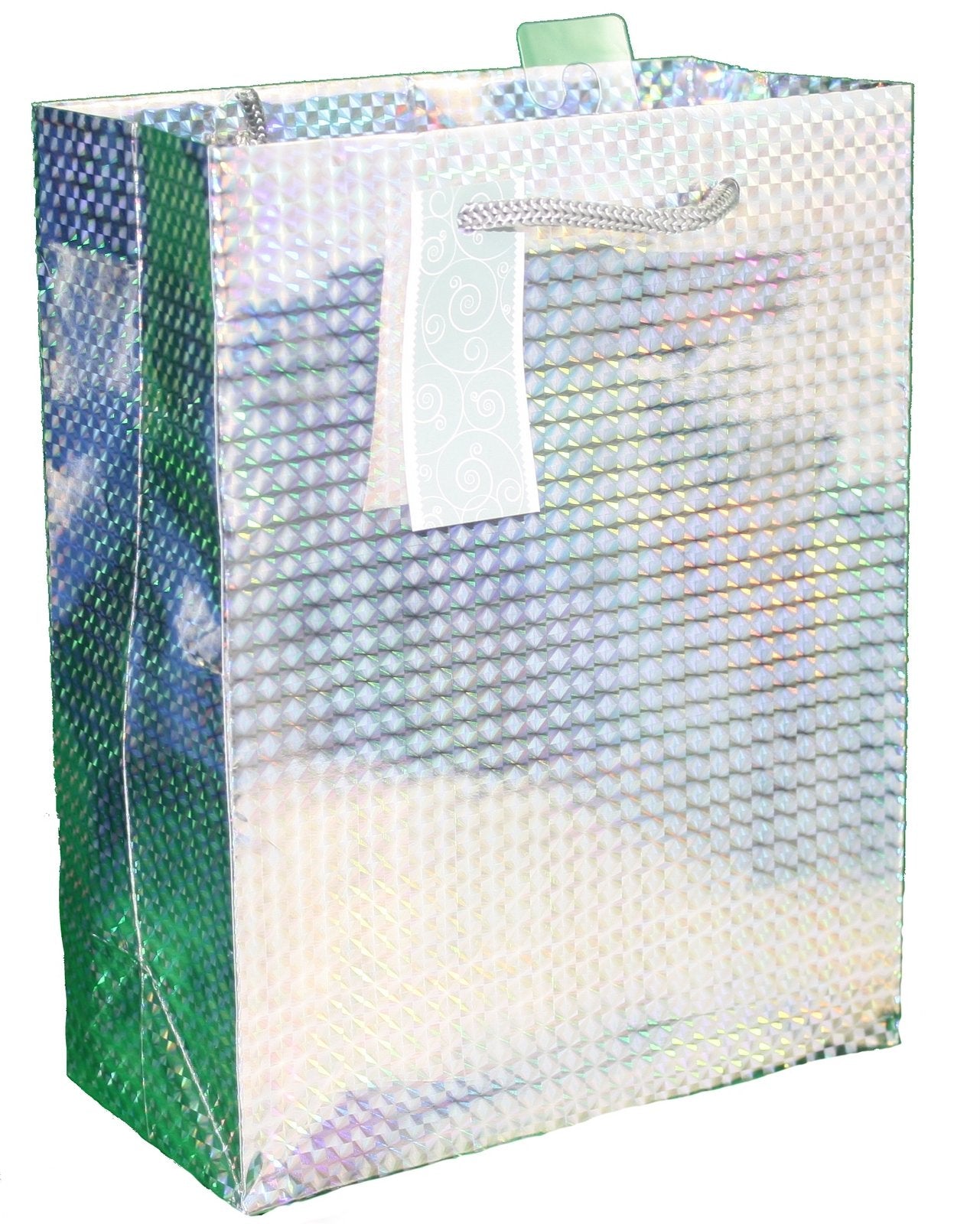 Prismatic Gift Bags - Silver Medium