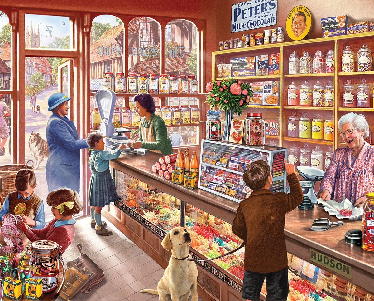 Old Candy Shop - 1000 Piece Jigsaw Puzzle