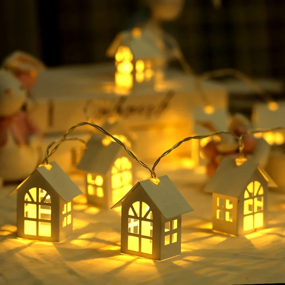 LED Fairy Lights Red Battery Operated String Lights