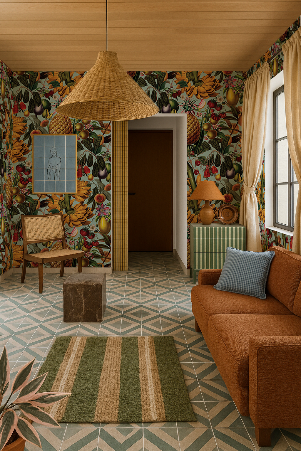 Juicy Fruit Wallpaper, mint