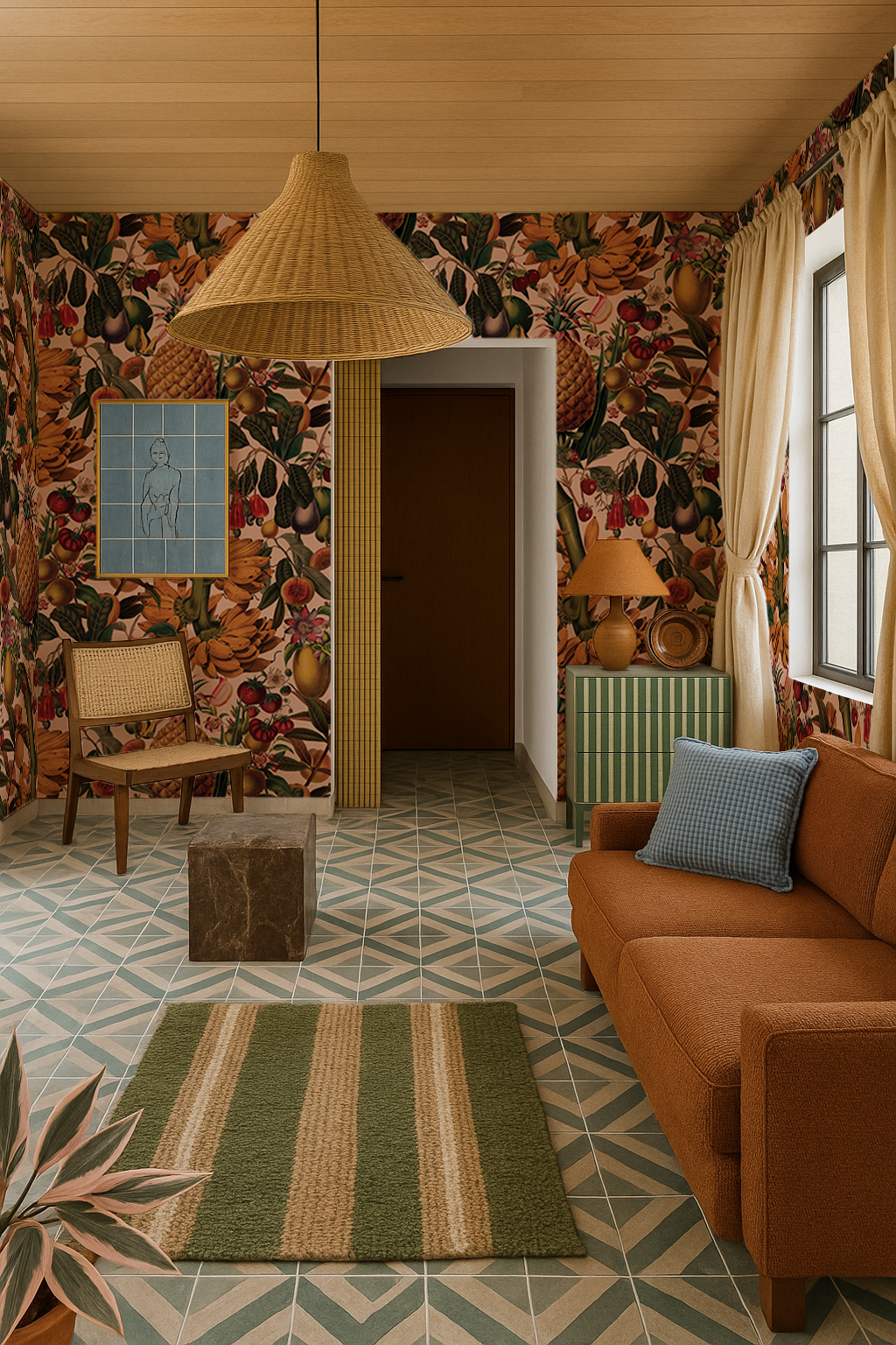 Juicy Fruit Wallpaper, peach