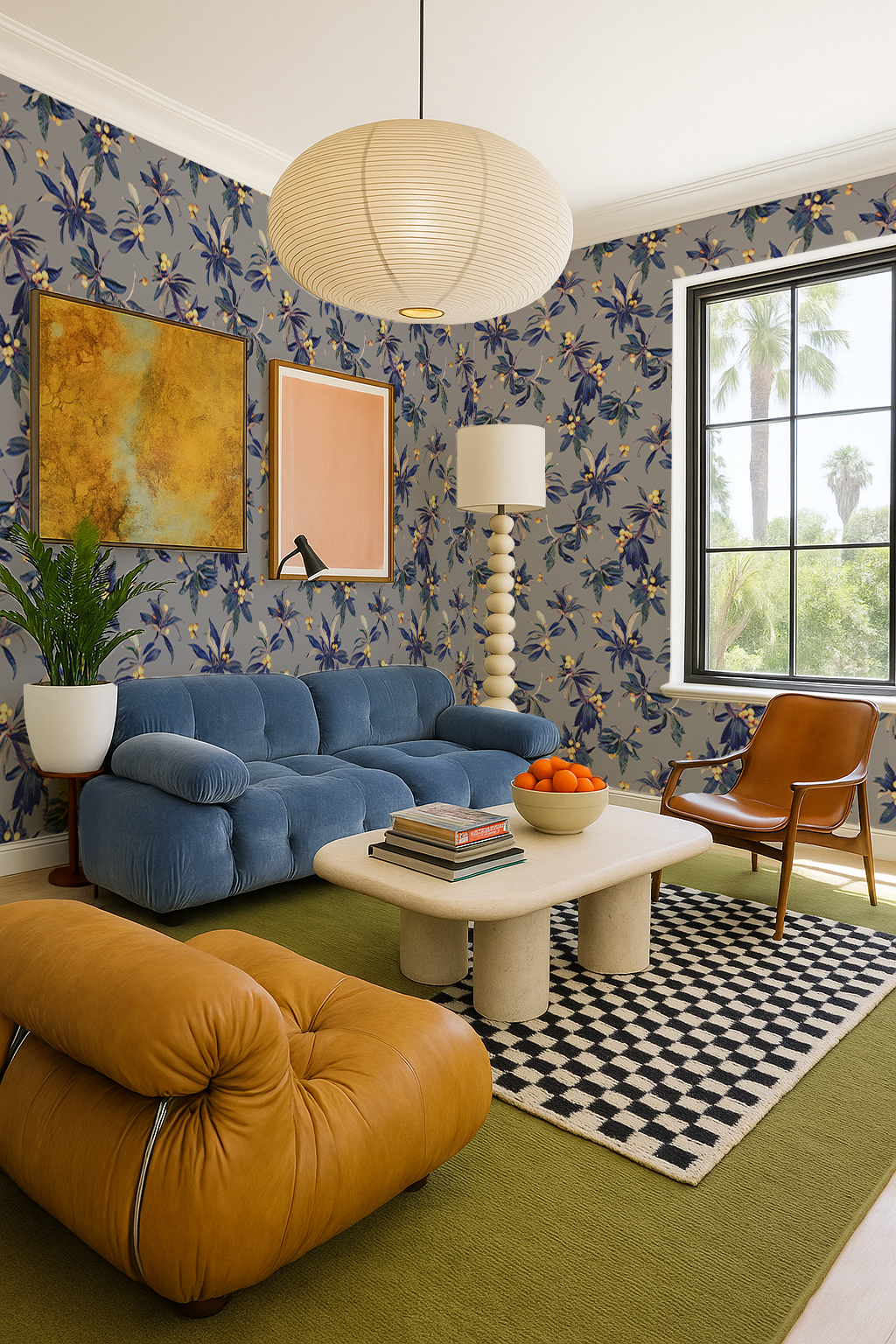 Loquat Love Wallpaper, gray