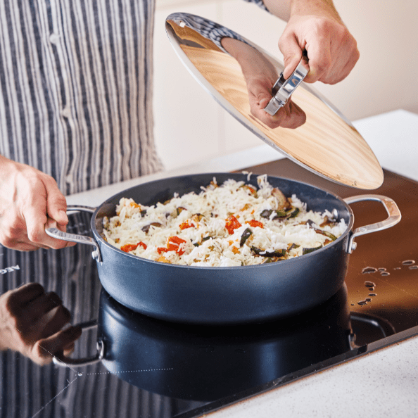 Maestro Sauté Pan with Lid — 3.5 QT. Nonstick