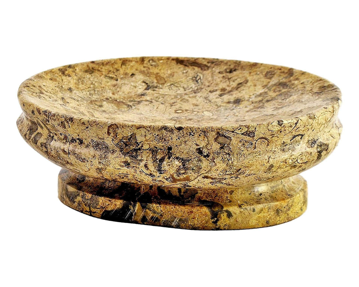Marble Soap Dish of Fossil Stone Bathroom Accessories
