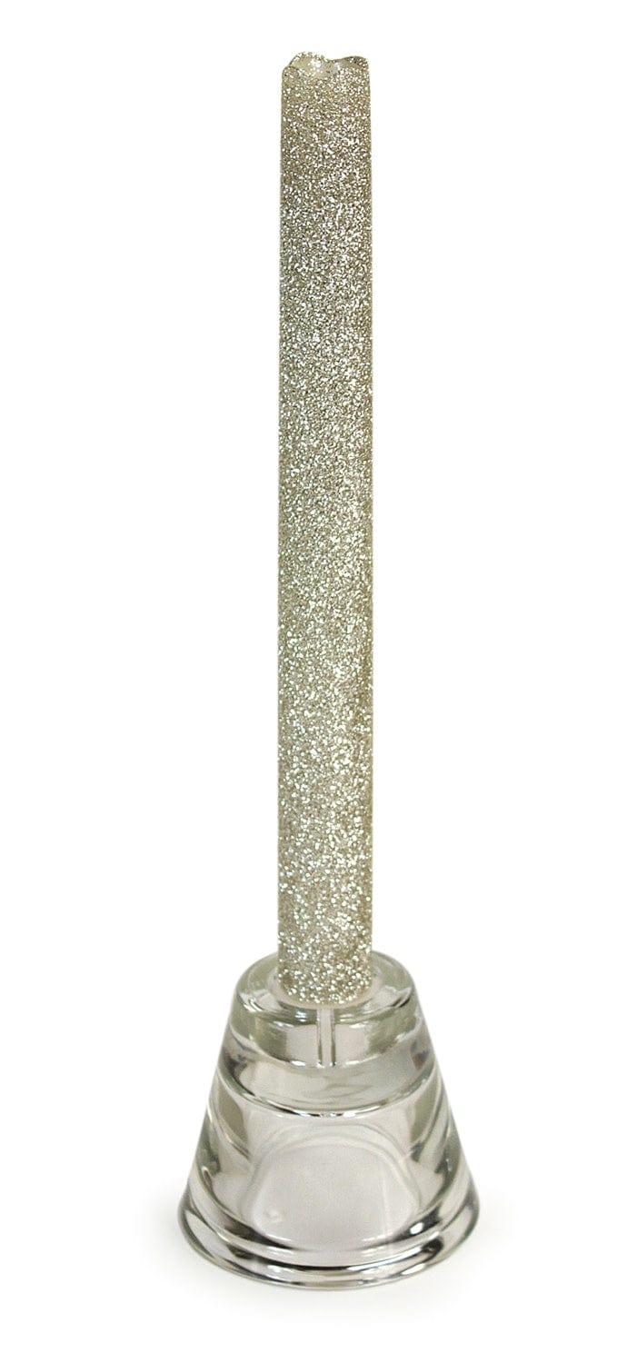 LED Glitter Taper Candle