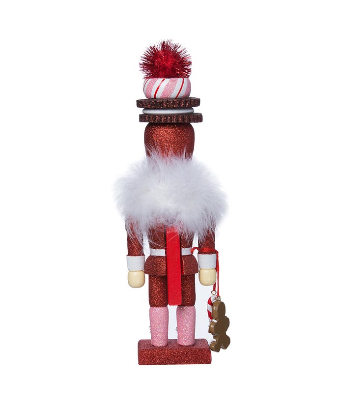 12" Hollywood Nutcrackers Gingerbread With Cookie Hat Nutcracker