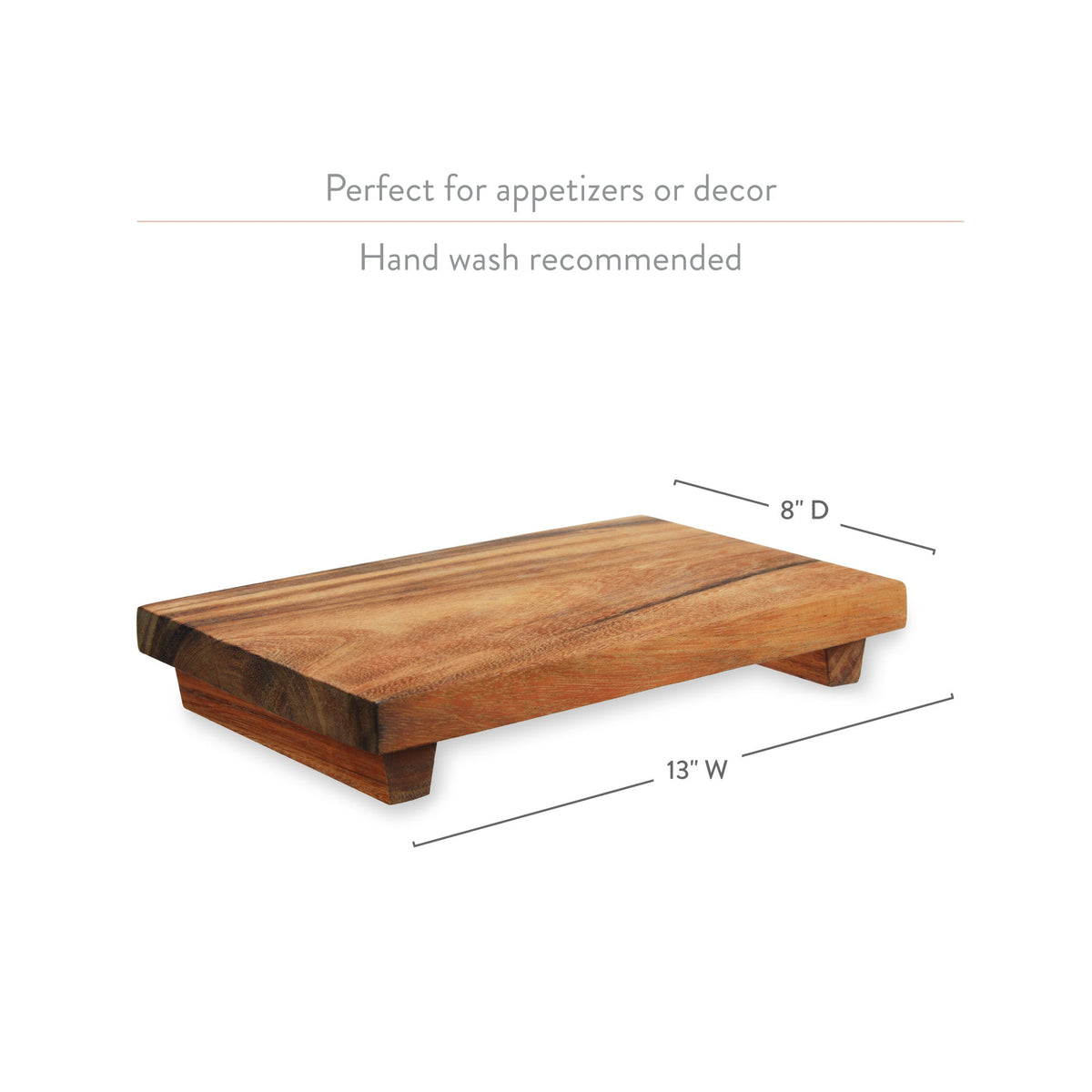 Acacia Footed Serving Board
