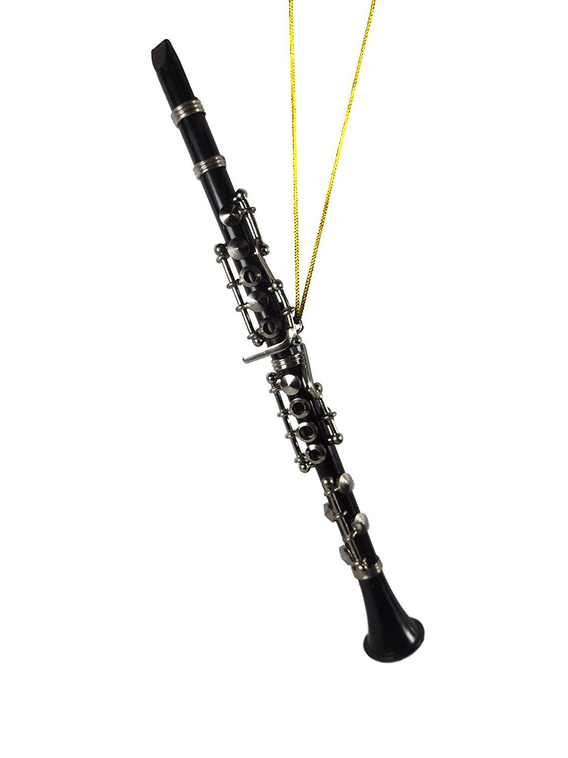 Black Clarinet Ornament - 6.5"