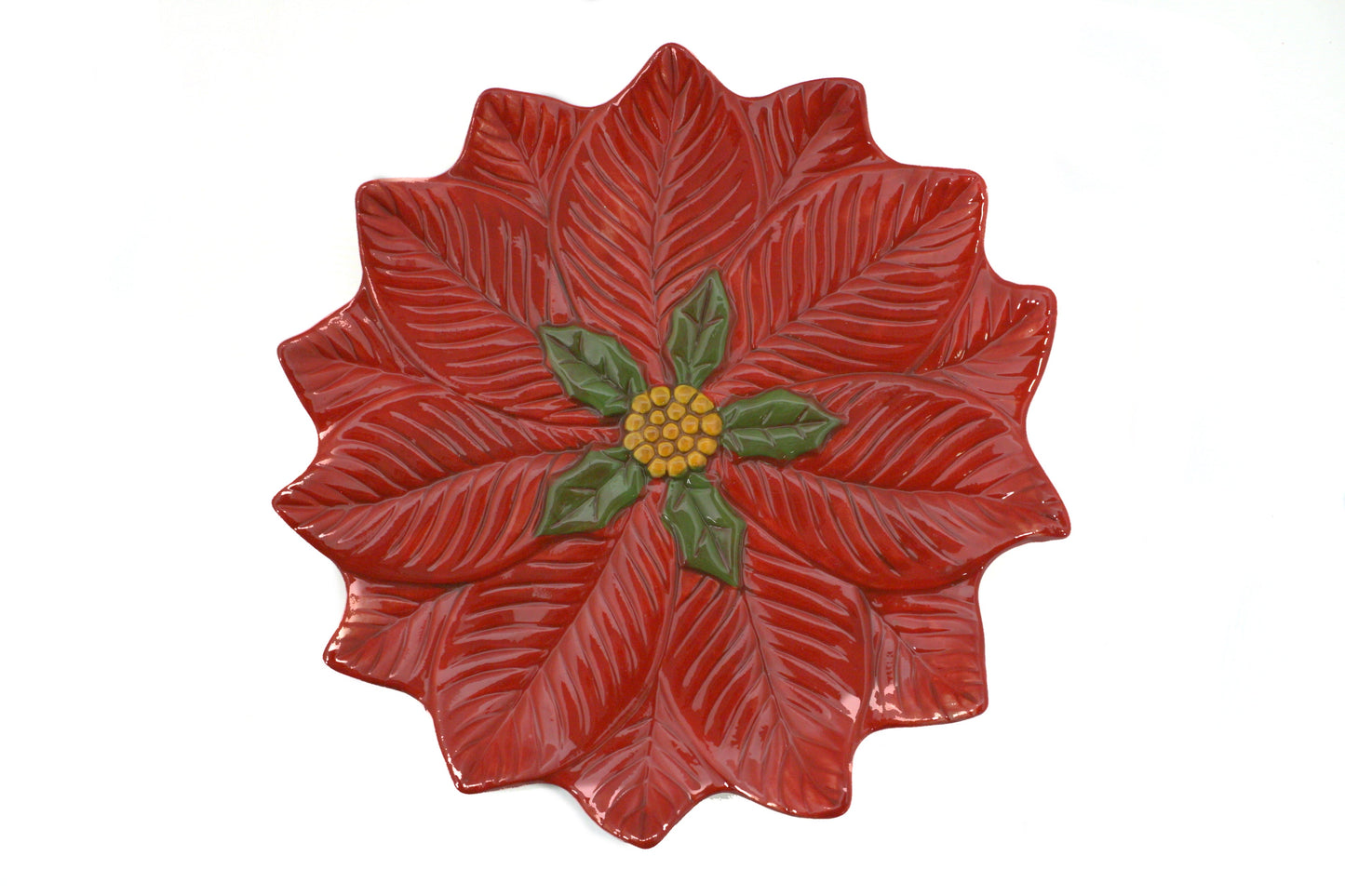 Poinsettia Plate