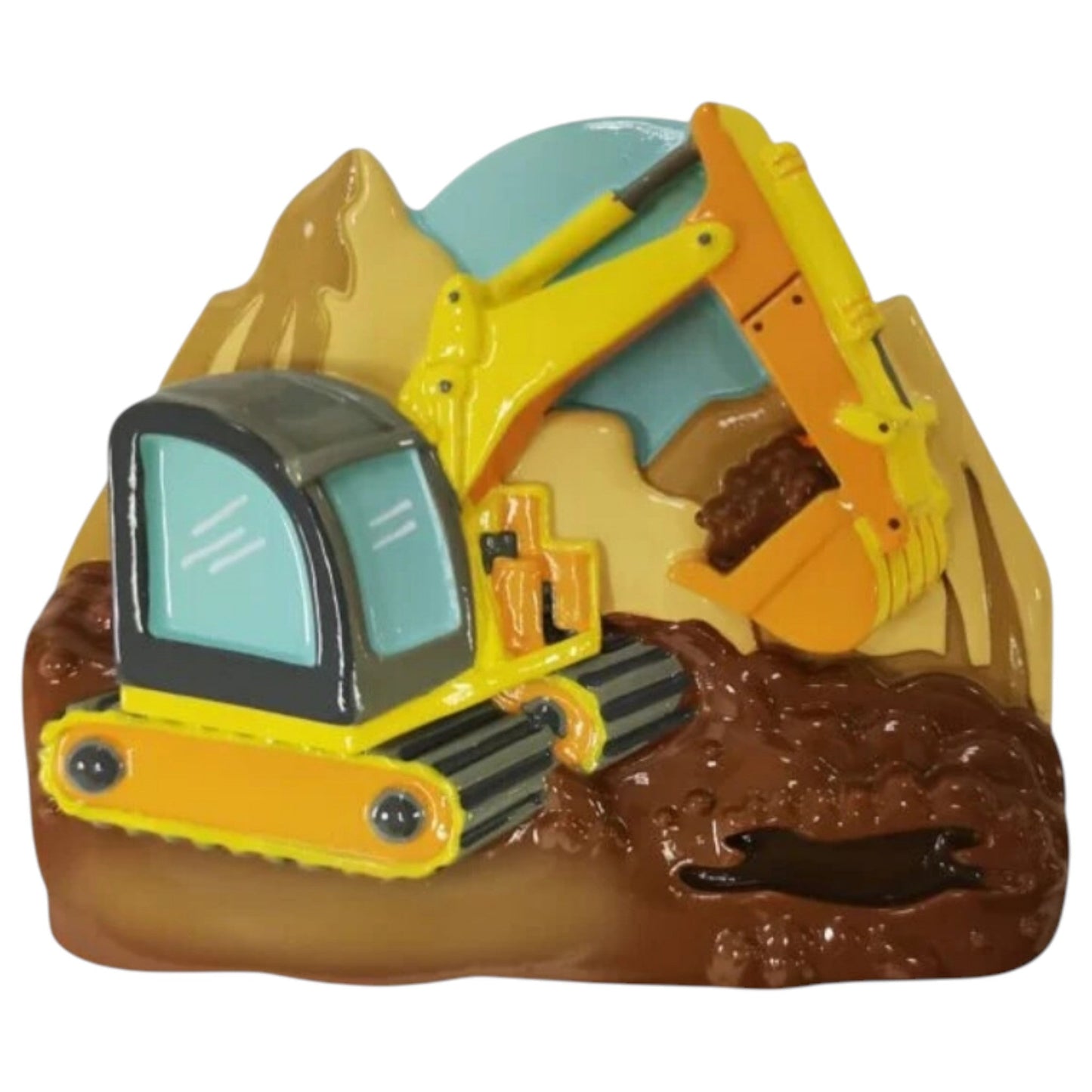 Excavator Ornament
