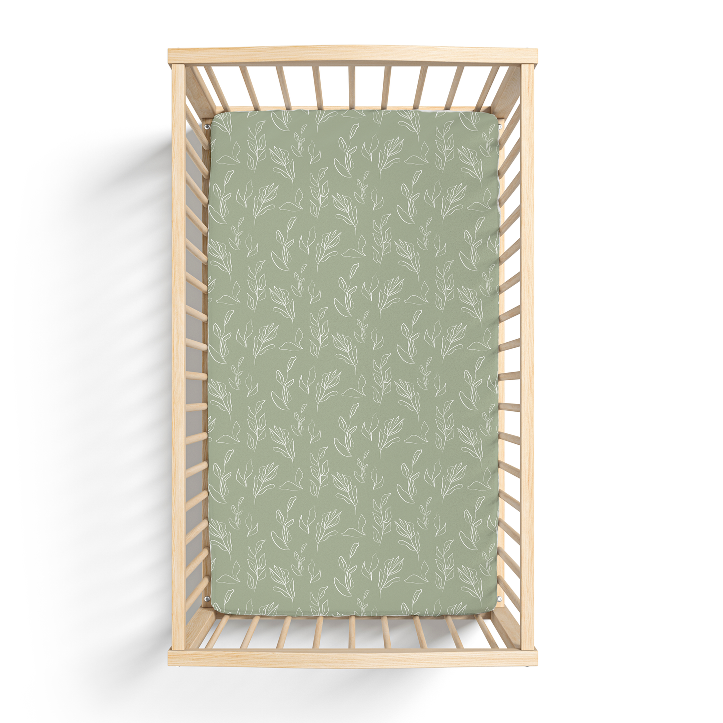 Organic Natural Oasis Willow Bamboo Blend Crib Sheet