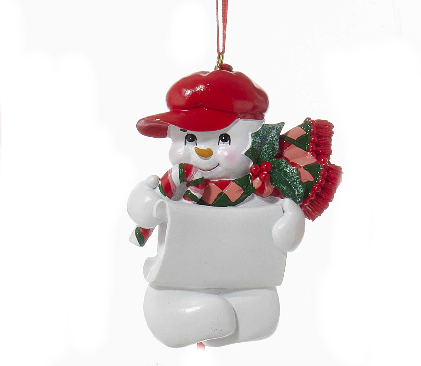 Snow Kid Ornament - Boy - Ball Cap
