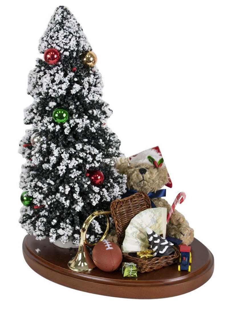 13 Inch Tree on Base with Bag of Toys
