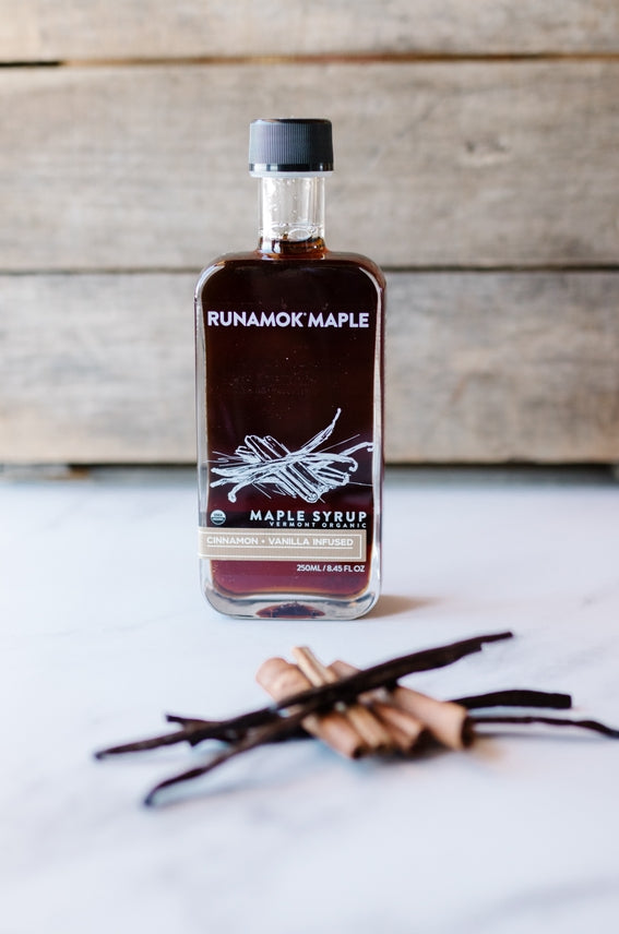 Cinnamon And Vanilla Infused Maple Syrup