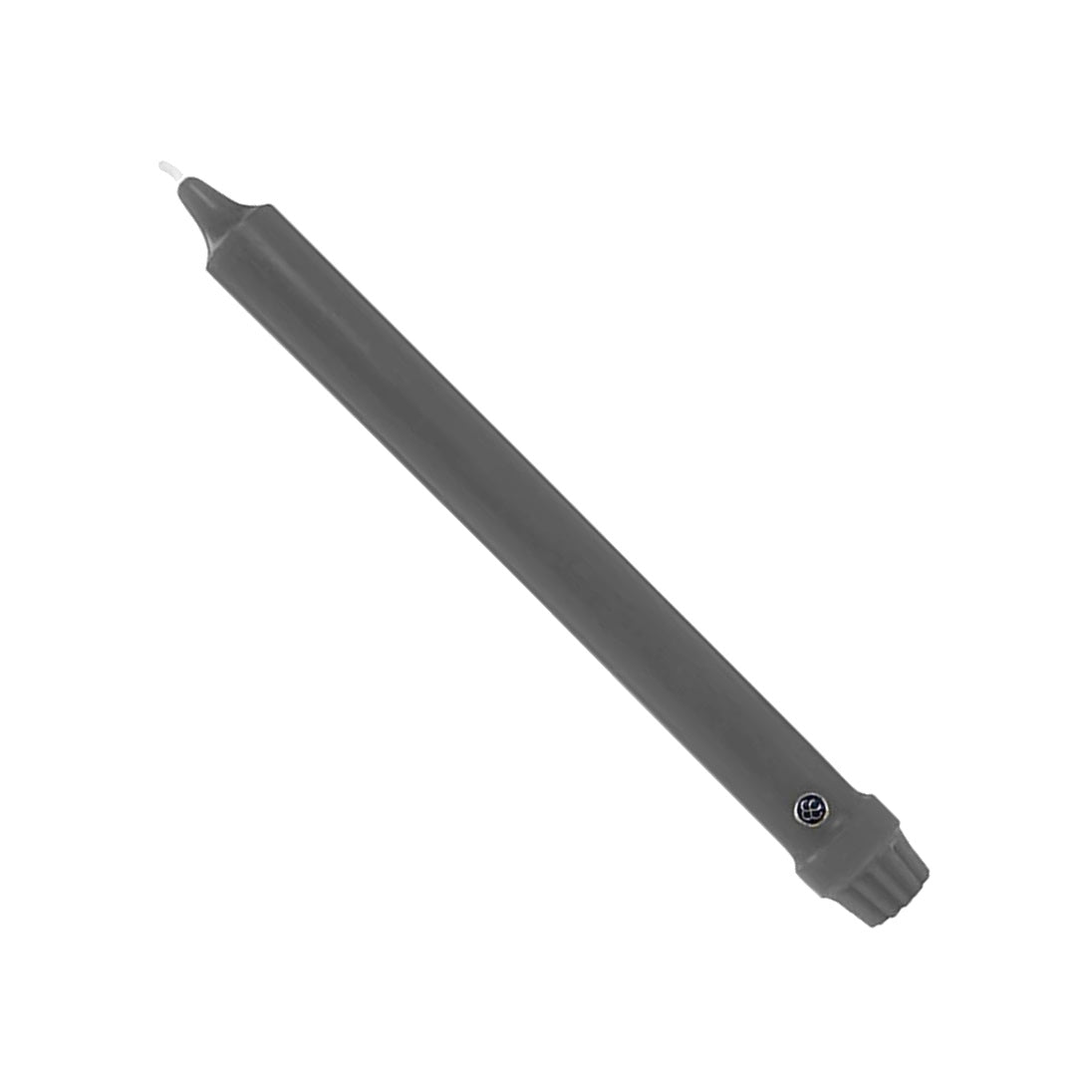 Colonial Candle Single Taper Candle (Charcoal) - 8 Inch