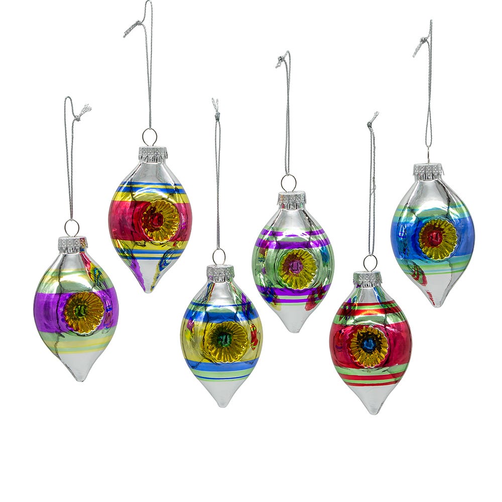 Early Years Nostalgic Glass Finial Ornament Set