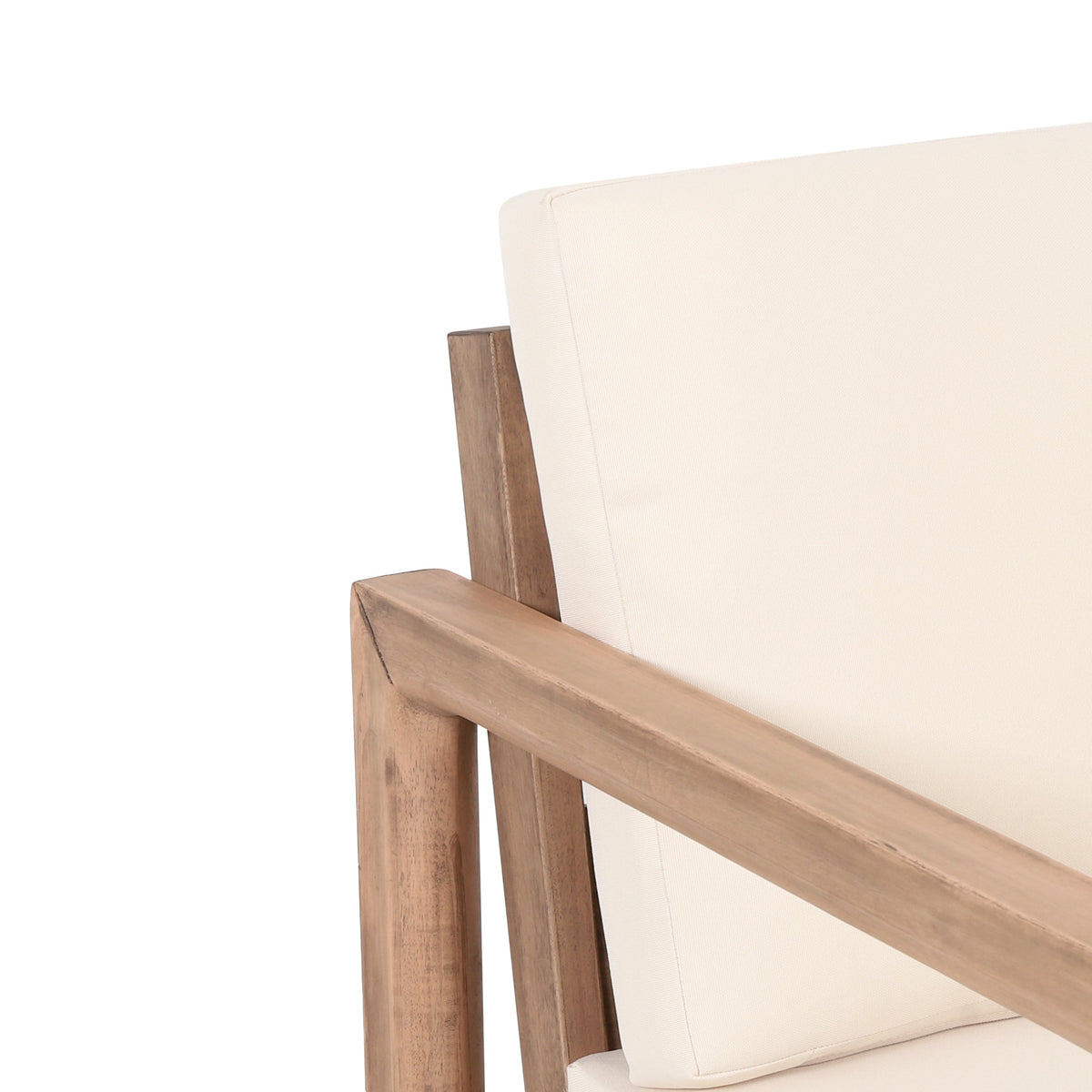 Outdoor Acacia Wood Patio Club Chair