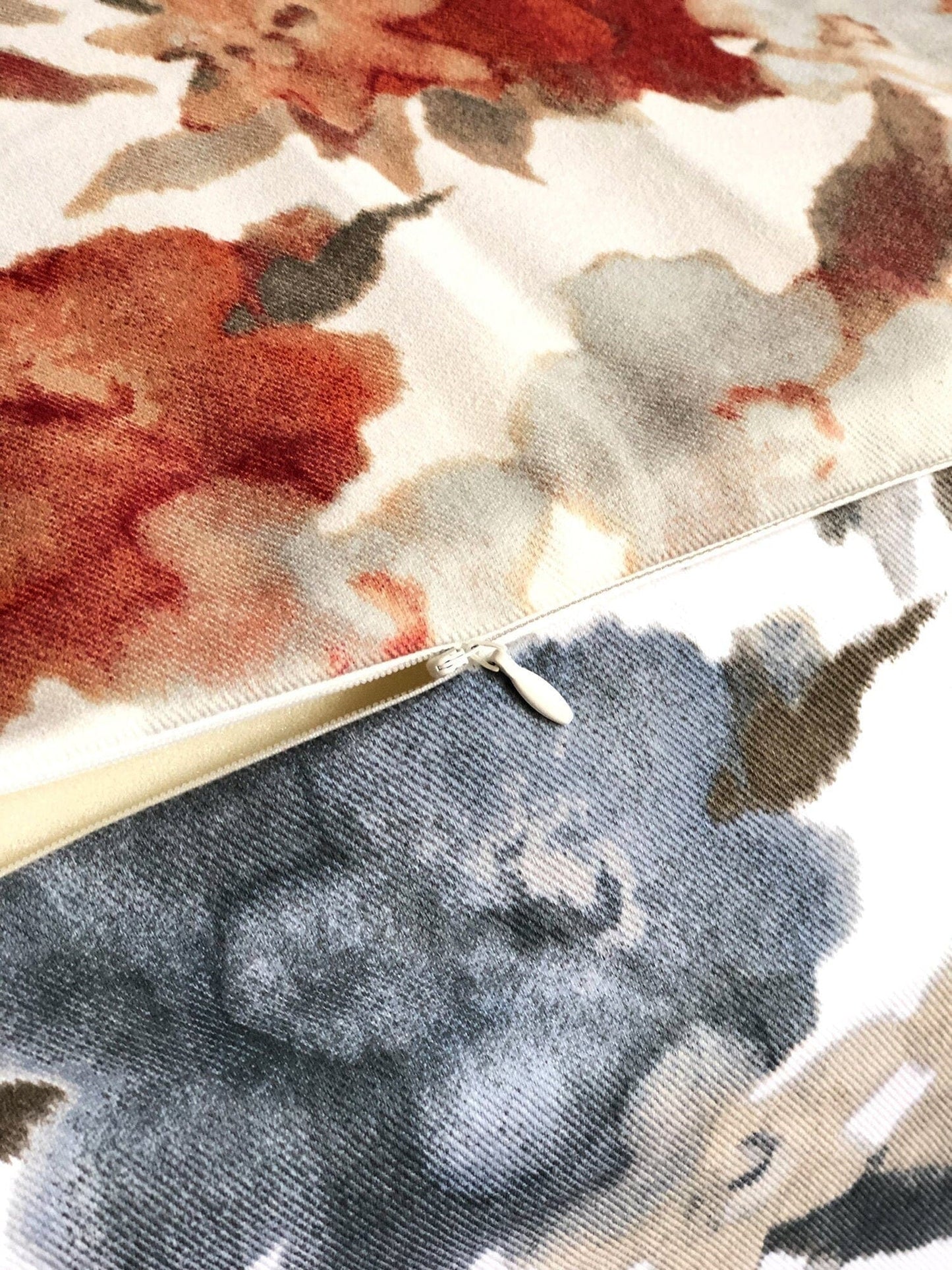 SALE Bean Bag Pouf Cover, Ottoman Seat Cover, Multicolor Floral