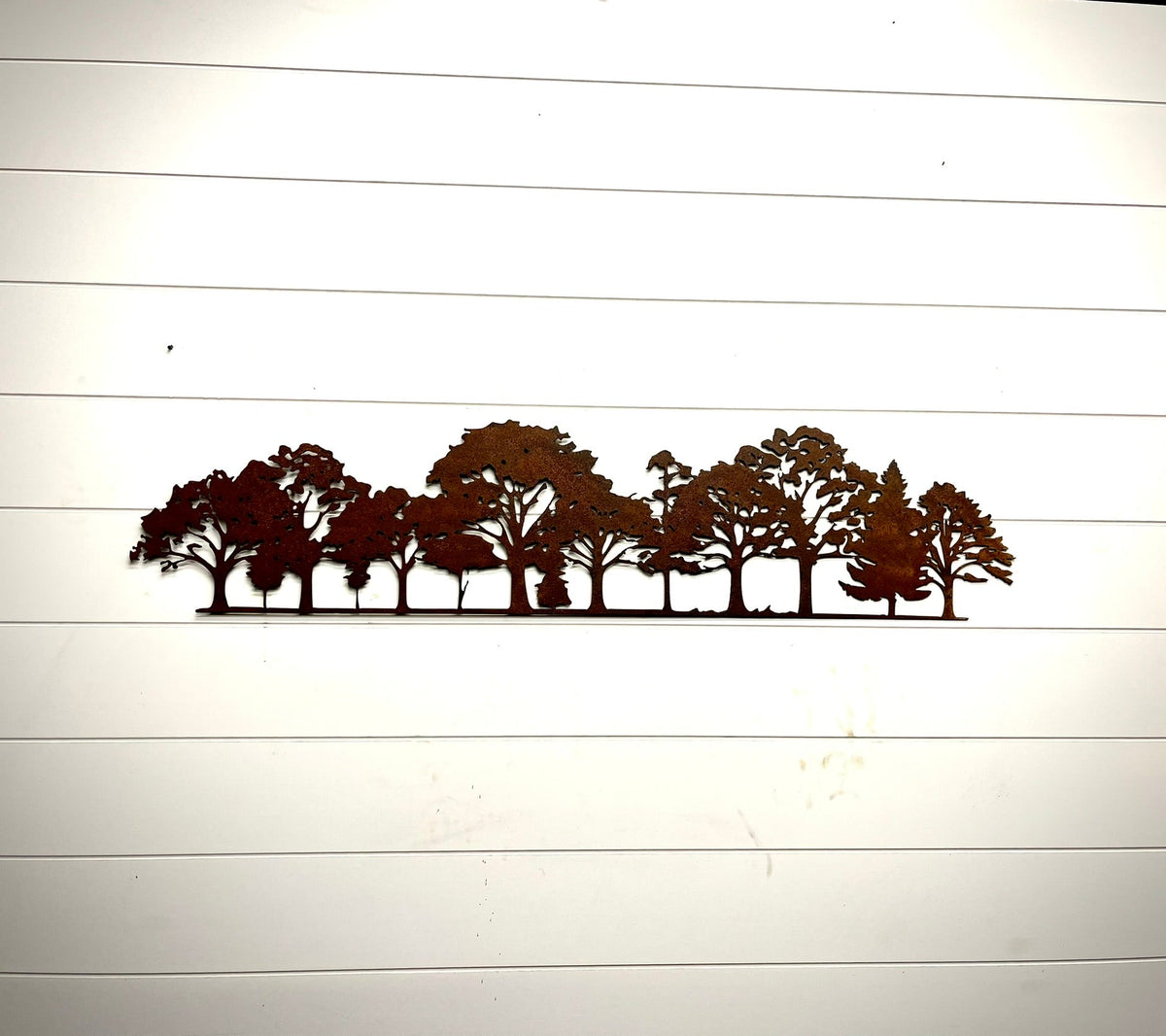 Rustic Steel Forest - Wall Art