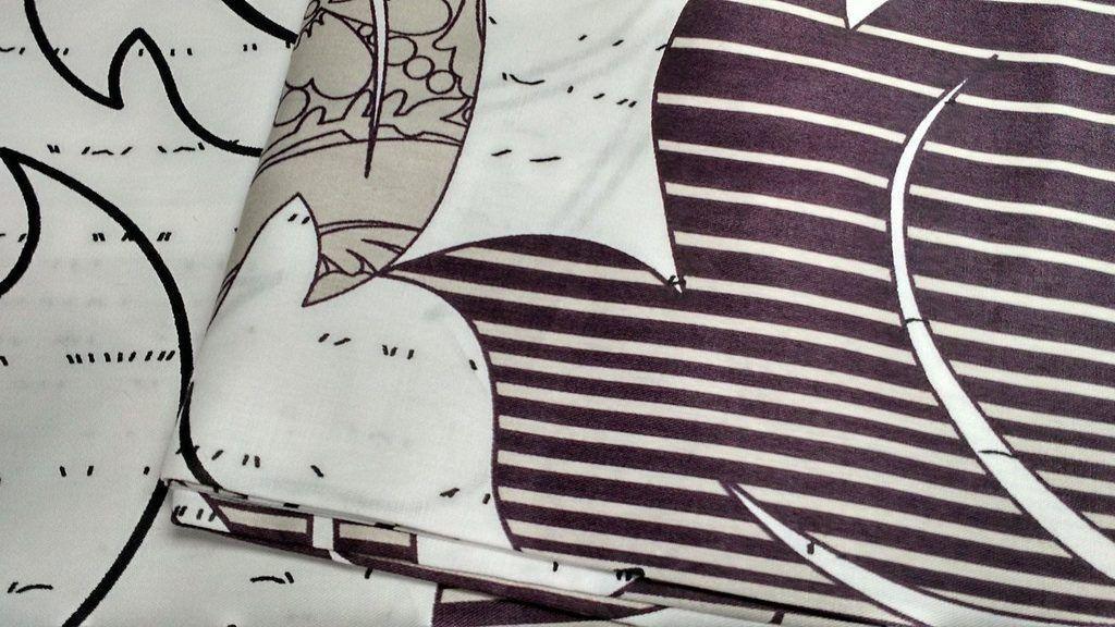 DaDa Bedding Jacquard Paisley Floral Leaves Flat Sheet & Pillow Cases Set - Twin 2-Pieces (FS8197)