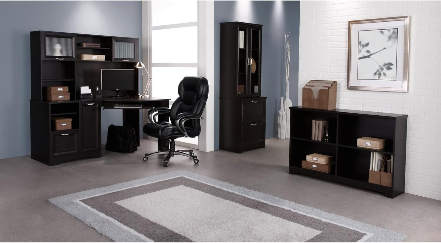 Spacious Corner Computer Desk with Storage and Organization