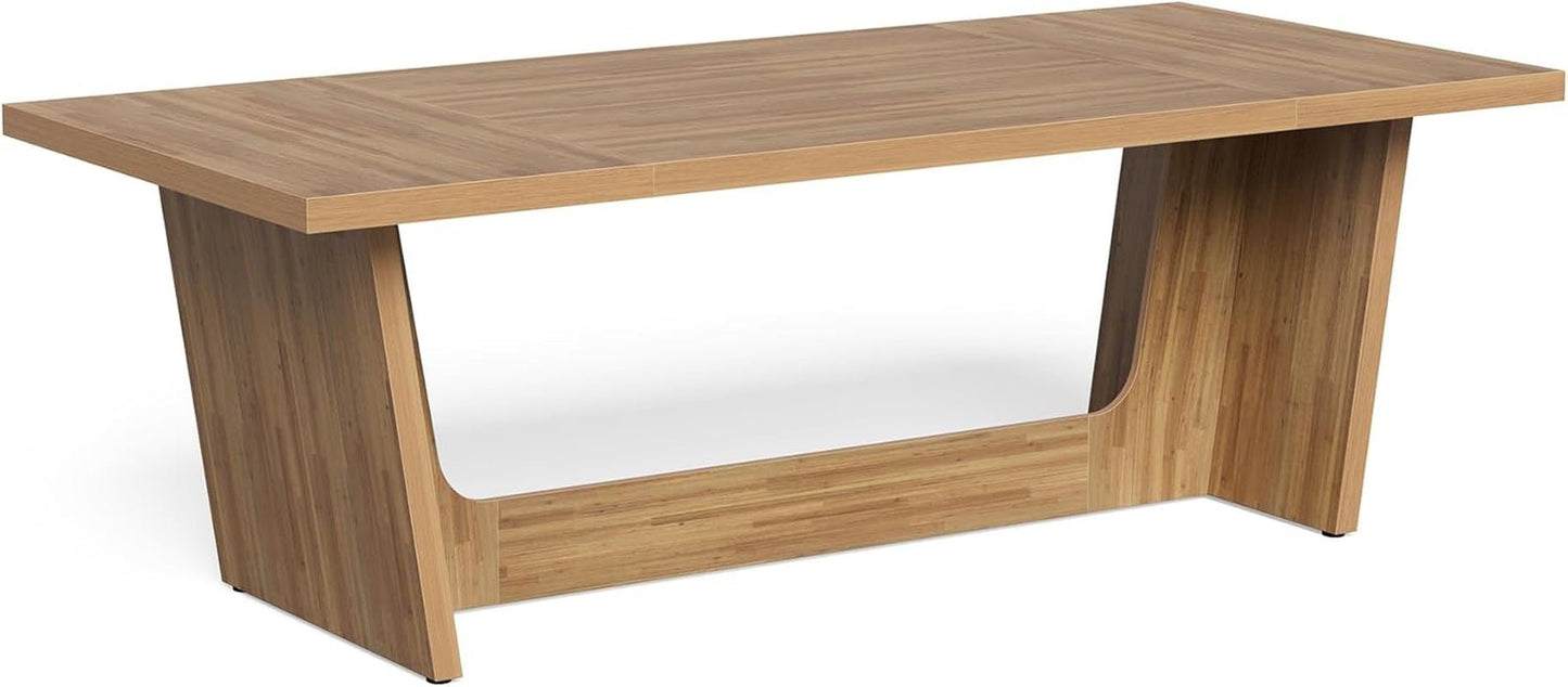 Spacious Wooden Executive Desk for Home Office Use