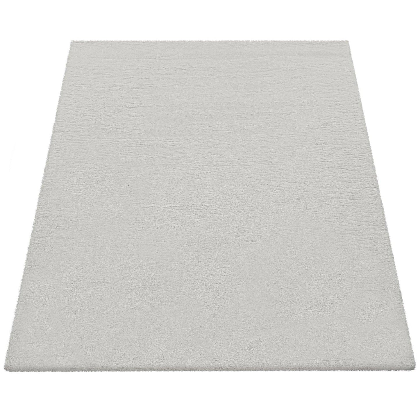 Super Soft Area Rug Fluffy High Pile Cosy Luxurious Touch in Solid Cream