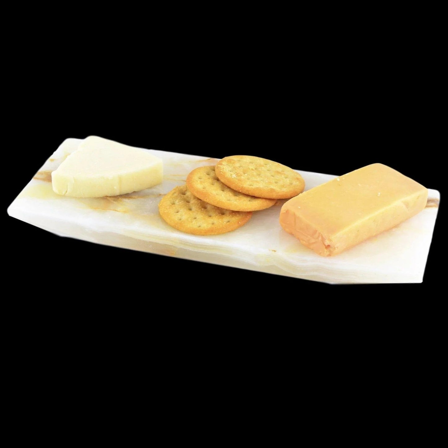 Sushi Plates Crafted from White Onyx