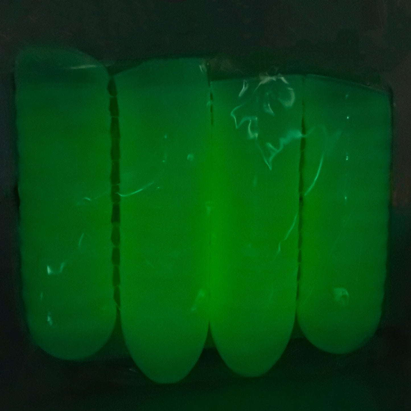 Set of 24 Large Glow in the Dark Noctilucent Fillable Easter Eggs 3.15 Inches