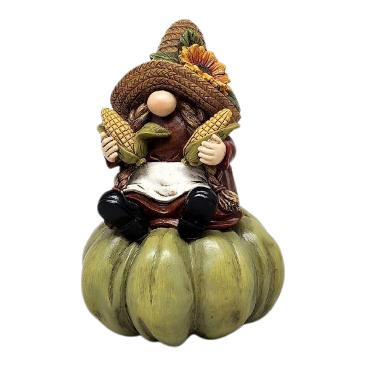 Harvest Gnome on a Gourd -