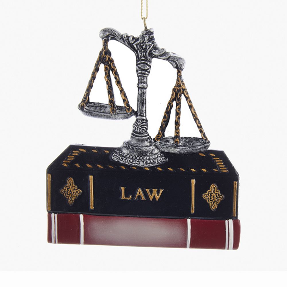 Scales of Justice Lawyer Ornament