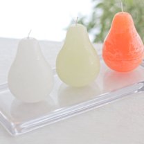 Timber Pear Candle (3" x 4" ) - Crystal Blue