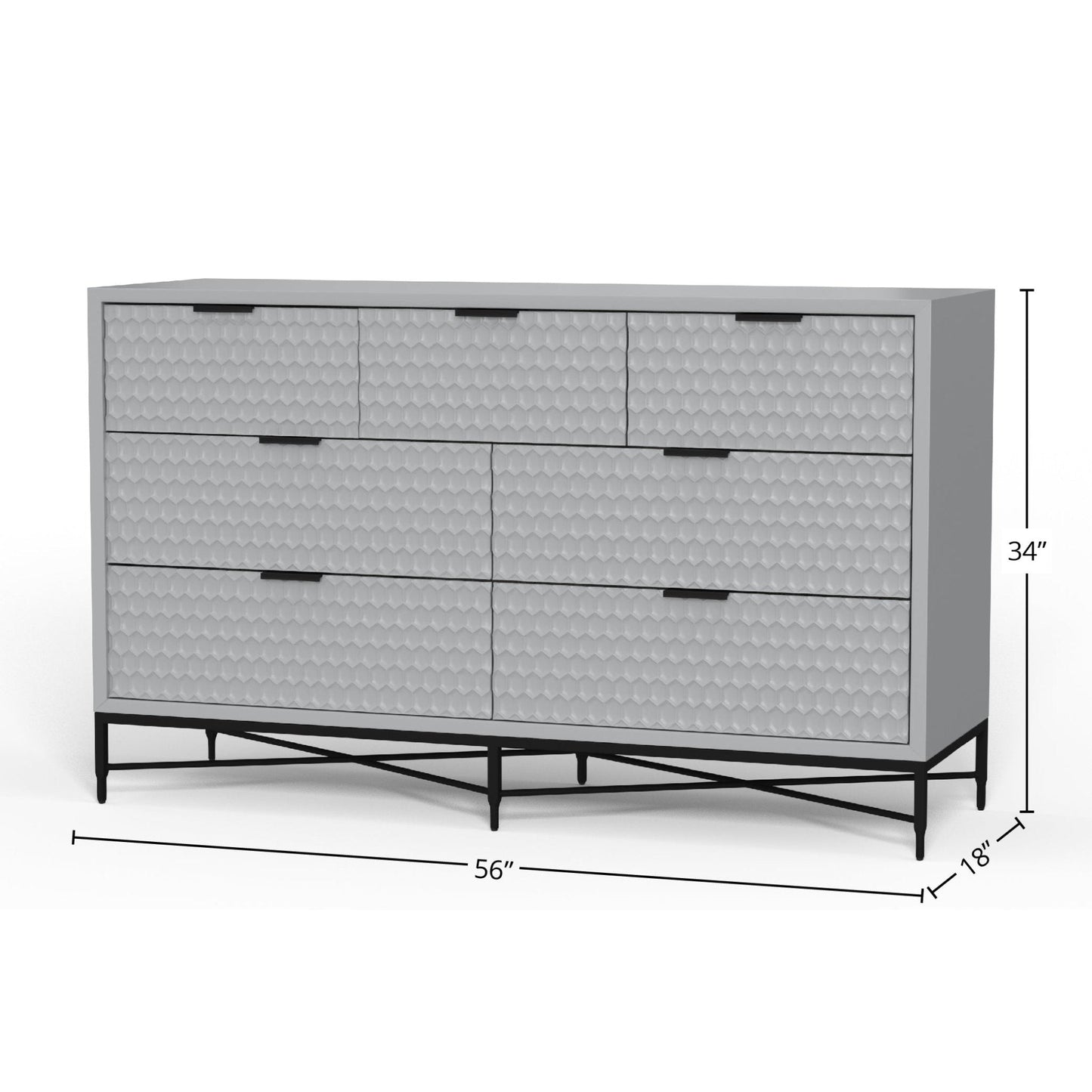 White Pearl Dresser
