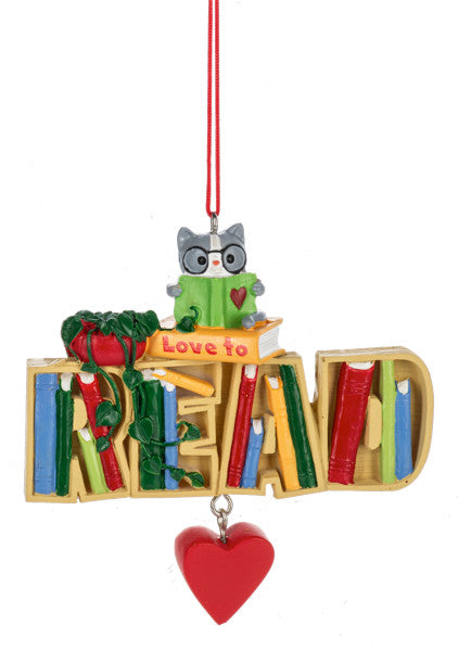 Love to Read Ornament