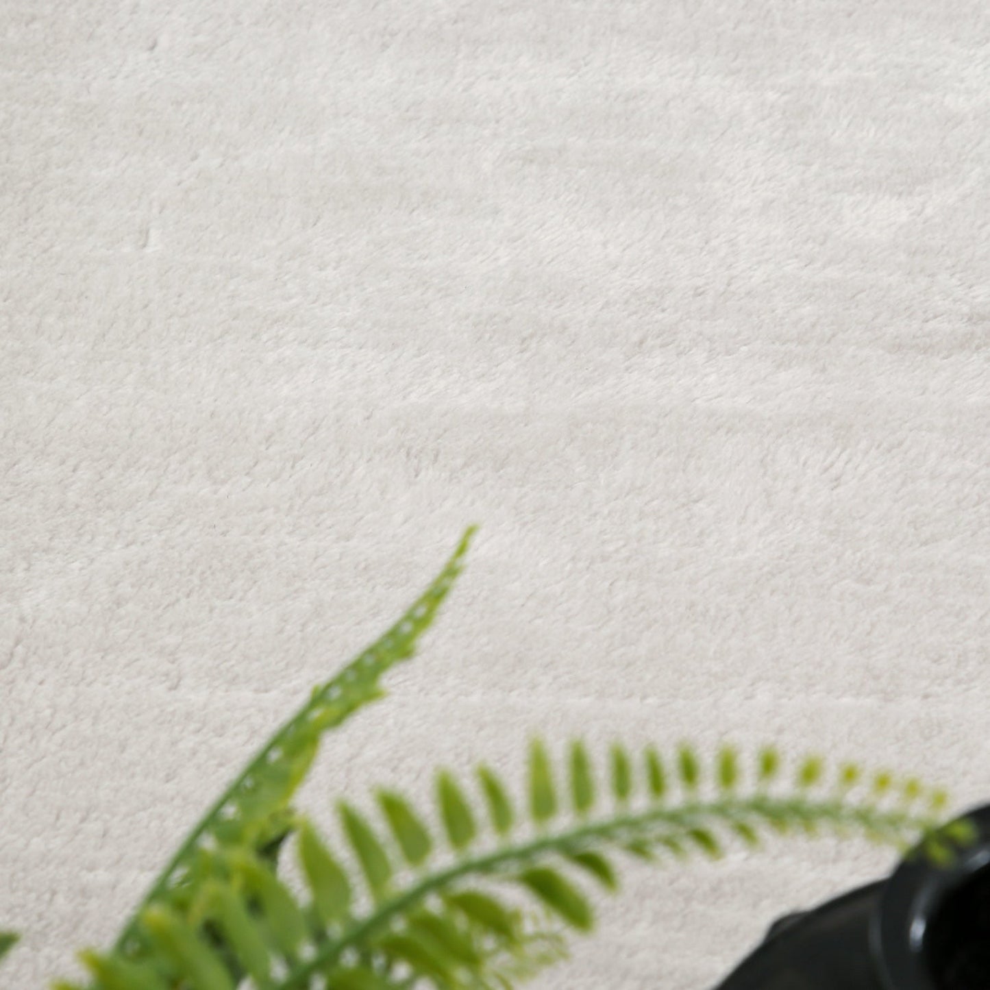 Soft Area Rug with Anti-Slip Backing Washable - Silver