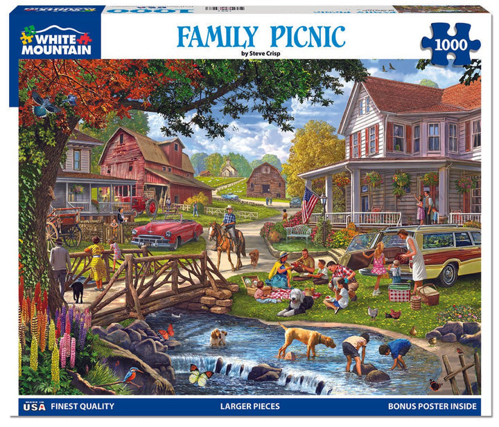 Family Picnic - 1000 Piece Jigsaw Puzzle