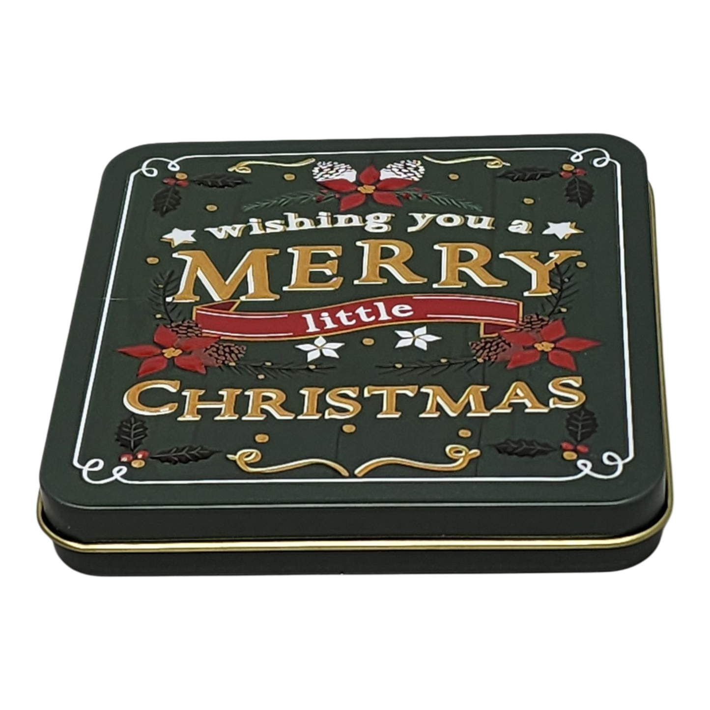 Christmas Gift Card Tin - Wishing you a Merry Little Christmas
