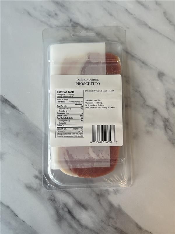 Sliced Prosciutto Small Tray