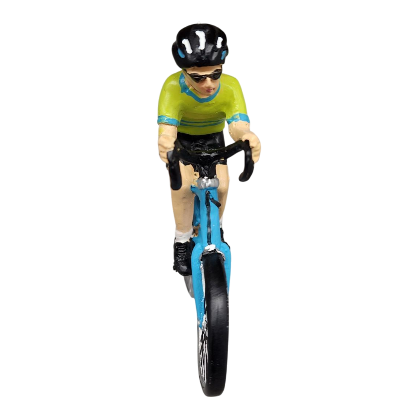 Bicycle Riding Ornament - Blue Bike