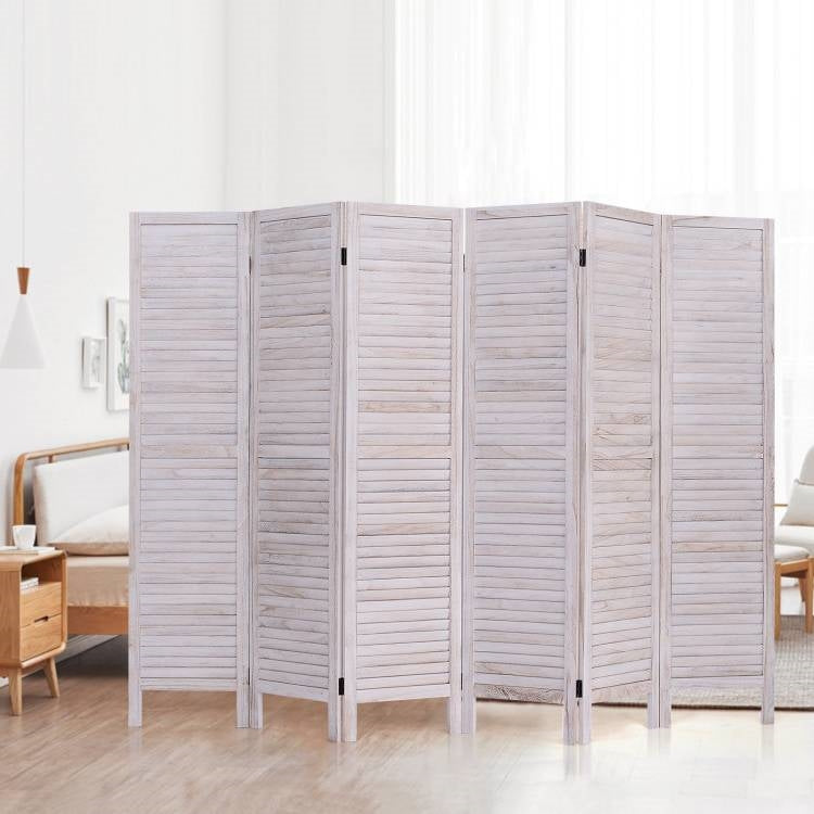 Elegant Room Divider Screens in a bright living room, creating a stylish separation of space.