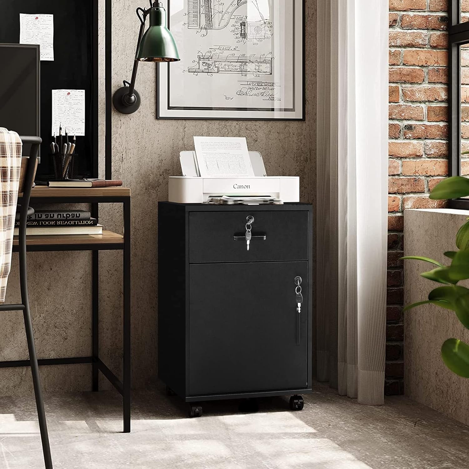 Fireproof Filing Cabinets in a modern office setting with a stylish design.