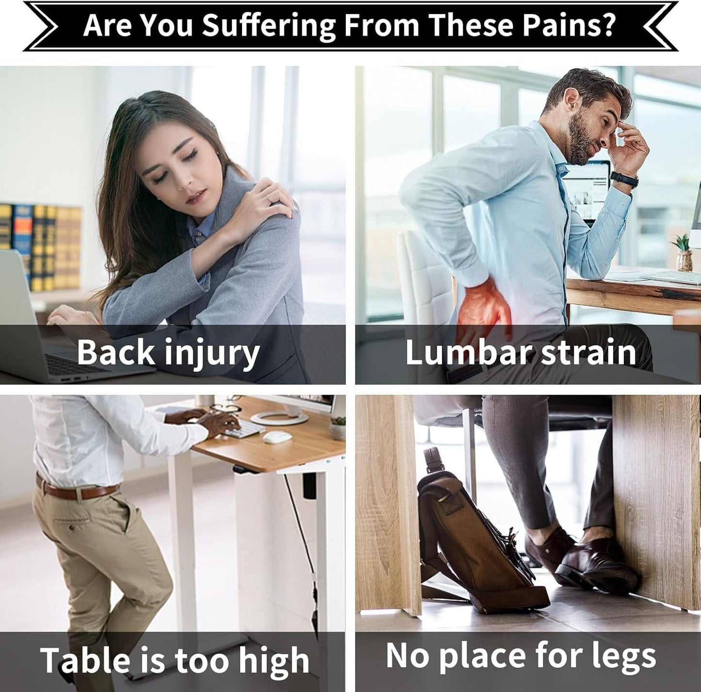 Ergonomic Drafting Chair With Lumbar Support And Foot Ring