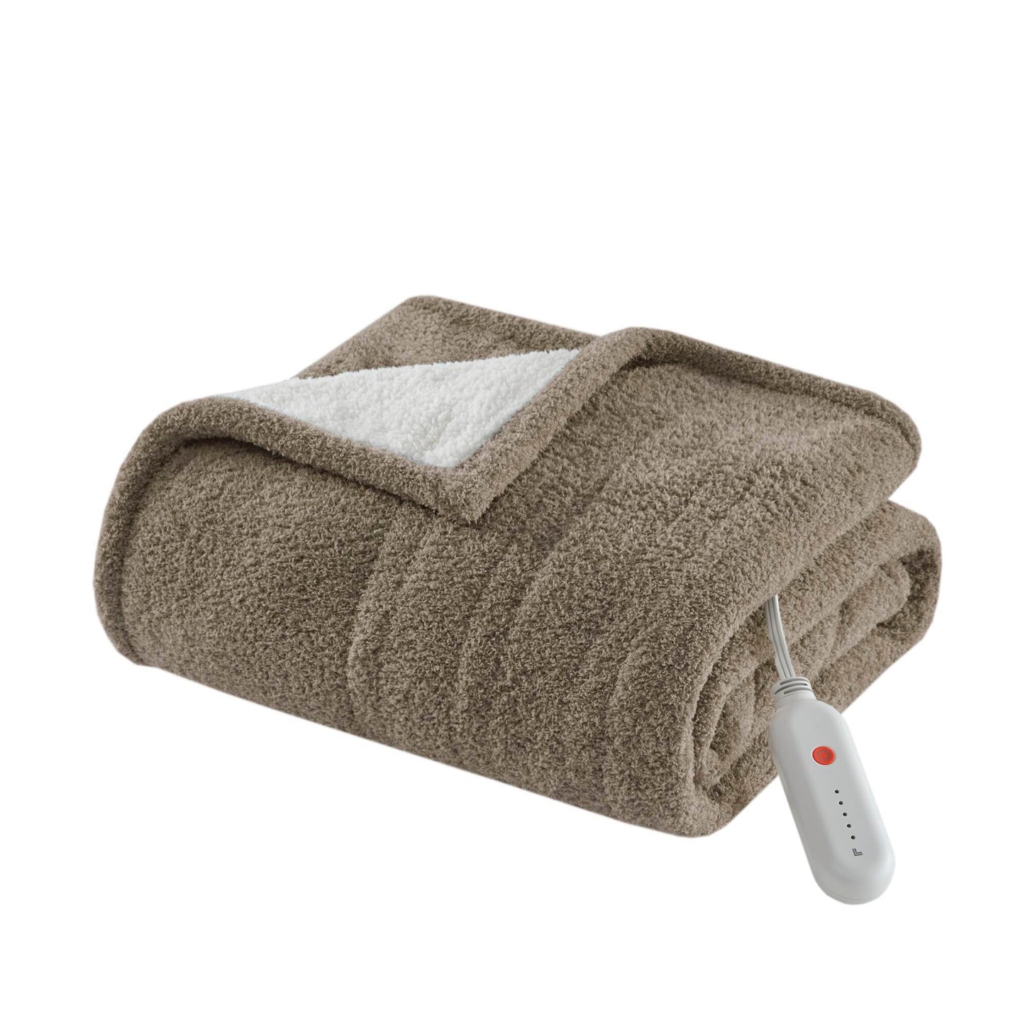 1 PCS 50x60' Dream Soft Heated Throw Brown