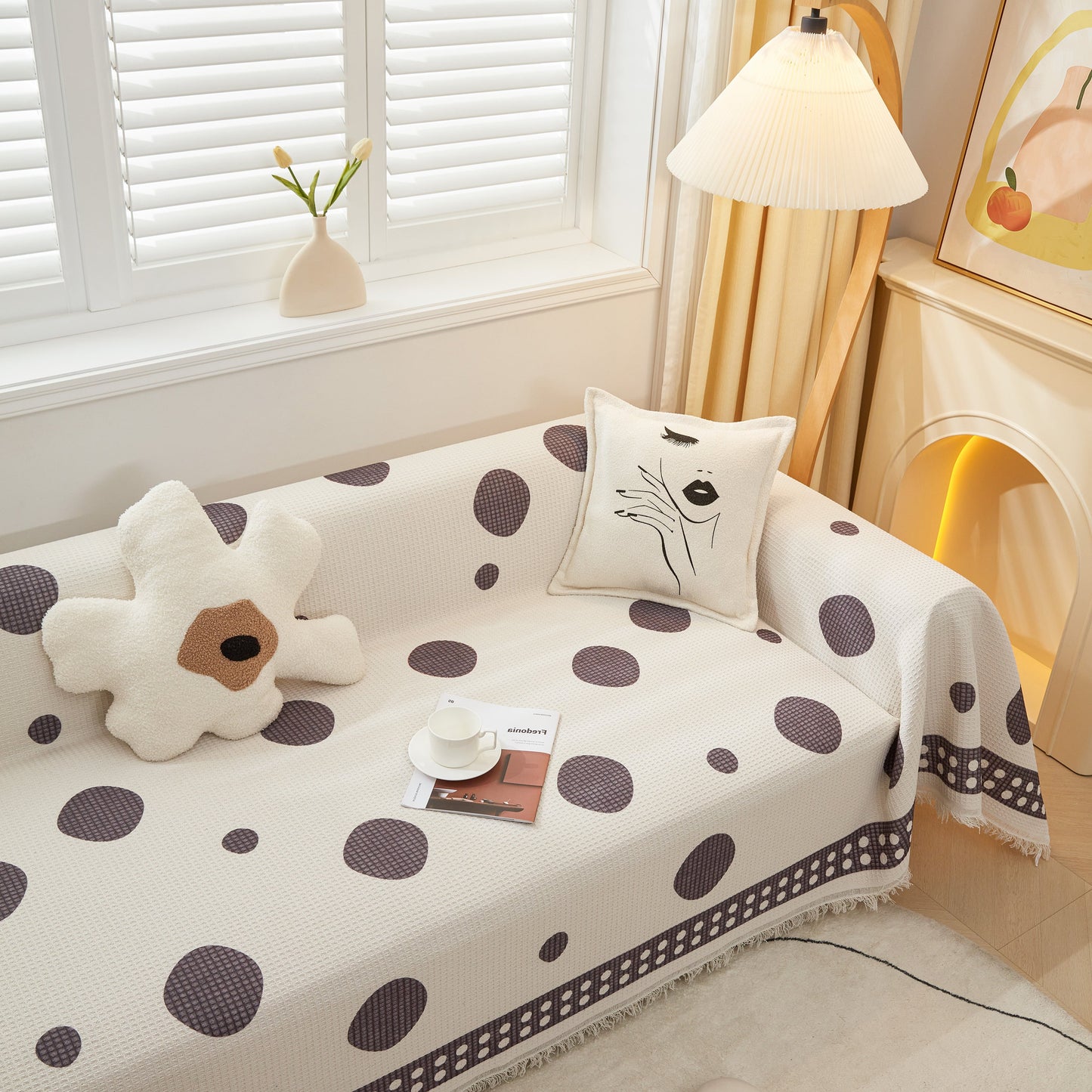 High-Quality Fabric Non-Slip Sofa Cover Throw, Throw Blankets for Couch, Furniture Covers for Pets